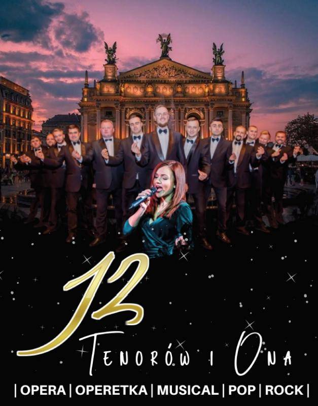 Show koncert: 12 Tenorów i Ona w Dworku Gościnnych w Szczawnicy