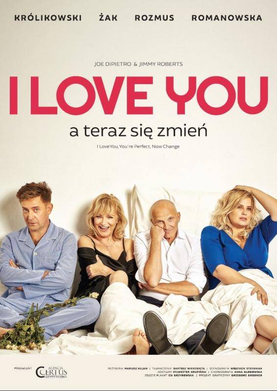 Spektakl komediowy "I LOVE YOU, a teraz się zmień" na Scenie Teatralnej NOT