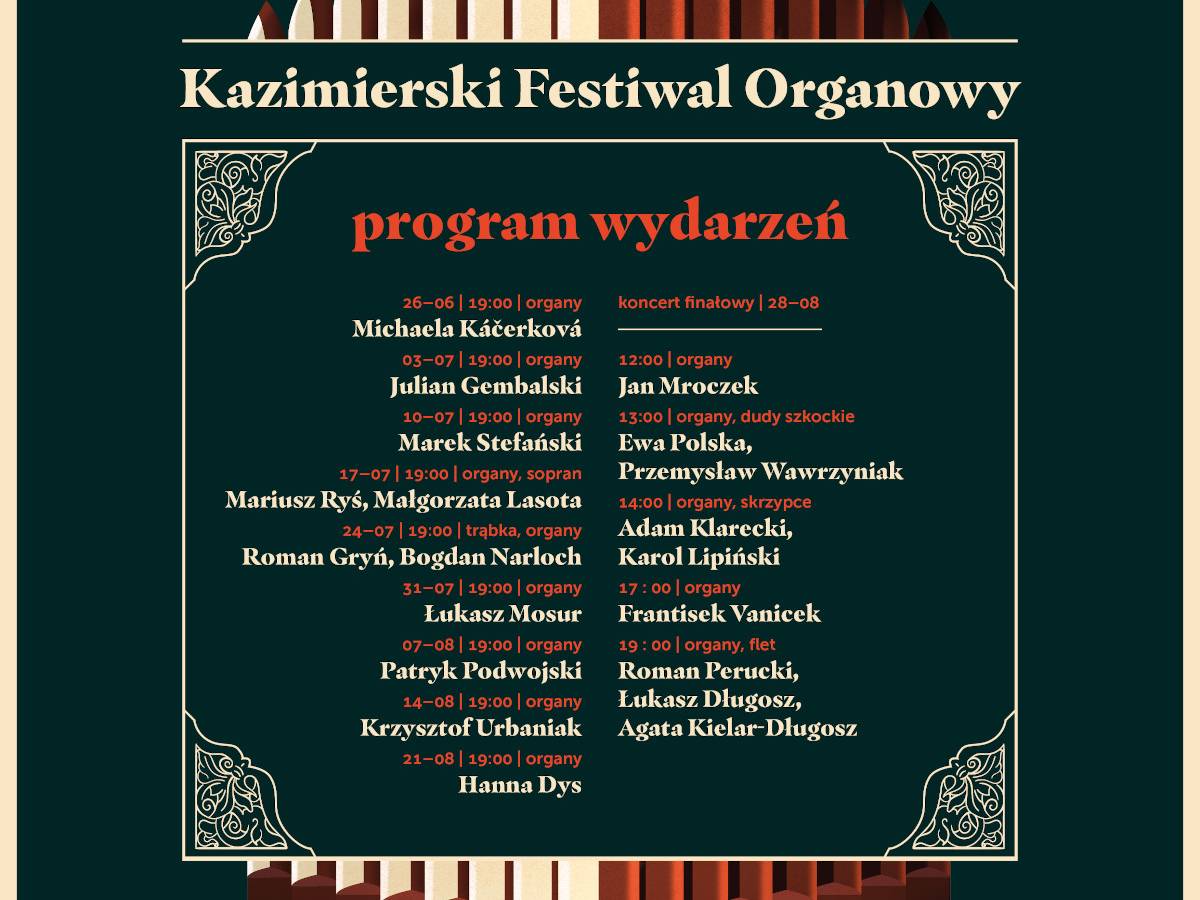 Kazimierski Festiwal Organowy 2021: koncert Łukasza Mosura