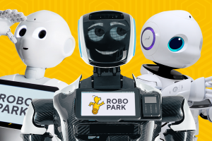 Wystawa Robopark w Centrum Serenada w Krakowie