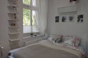 Apartament Arkadia Park 4 osobowy z aneksem z widokiem na park, 5 min pieszo do morza. Parter.