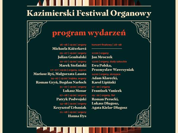 Kazimierski Festiwal Organowy 2021: Michaela Kacerkova