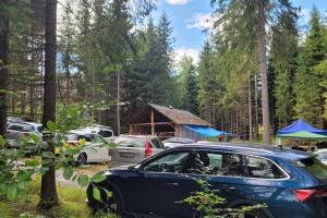 Imprezownia /Wiata /szałas w lesie, ewentualnie z polem campingowym/namiotowym