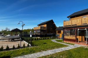 Domki WESTERN HOUSE Giżycko Fuleda Sauna Jacuzzi Kominek