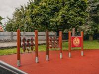 Plac zabaw w Parku Miejskim w Andrychowie