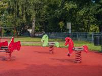 Plac zabaw w Parku Miejskim w Andrychowie