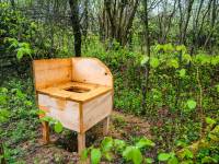 Wiata turystyczna we wsi Ożenna