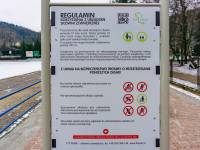 Stadion LKS Porąbka i siłownia zewnętrzna