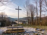 Platforma widokowa na zboczu Mioduszyny