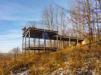 Platforma widokowa na zboczu Mioduszyny