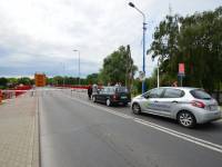 Most zwodzony nad rzeką Dziwną