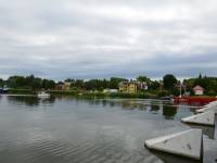 Most zwodzony nad rzeką Dziwną