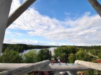 Wieża widokowa nad Jeziorem Wdzydze