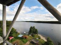 Wieża widokowa nad Jeziorem Wdzydze