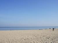 Plaża we Władysławowie u nasady Półwyspu Helskiego