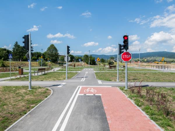 Miasteczko ruchu drogowego w Nowym Targu