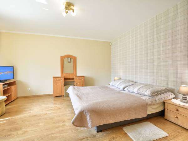 sypialnia w apartamencie