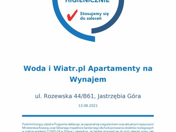 WODA I WIATR CAŁOROCZNE APARTAMENTY PRZY MORZU