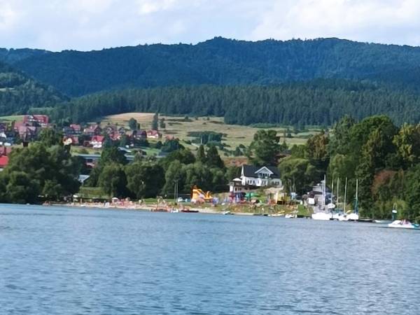 Widok na zatokę w Kluszkowcach