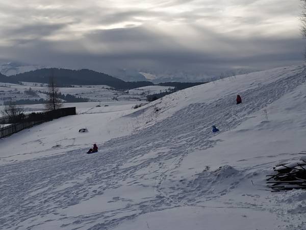  górka do jazdy na sankach