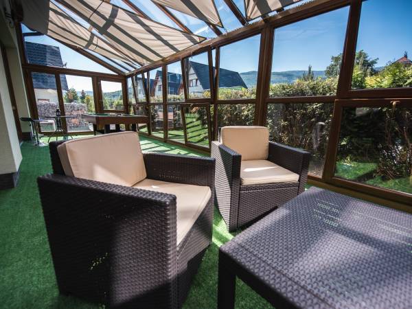 ogród zimowy bilard