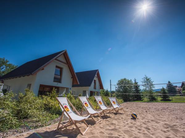 domki z kominkiem i klimatyzacja