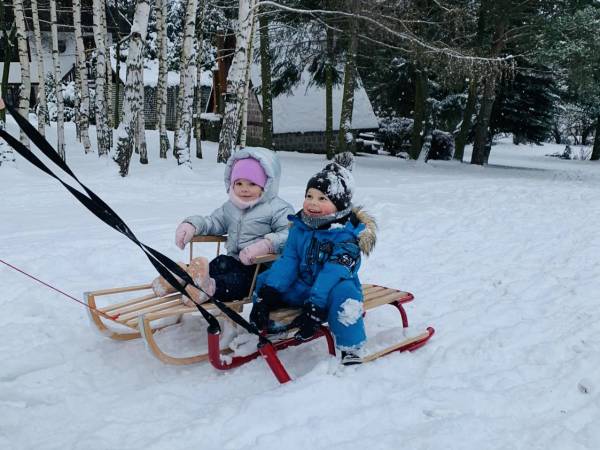 zabawy na śniegu