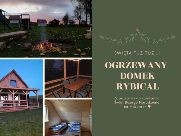 Nowy domek letniskowy Mazury Ryn/Rybical noclegi 