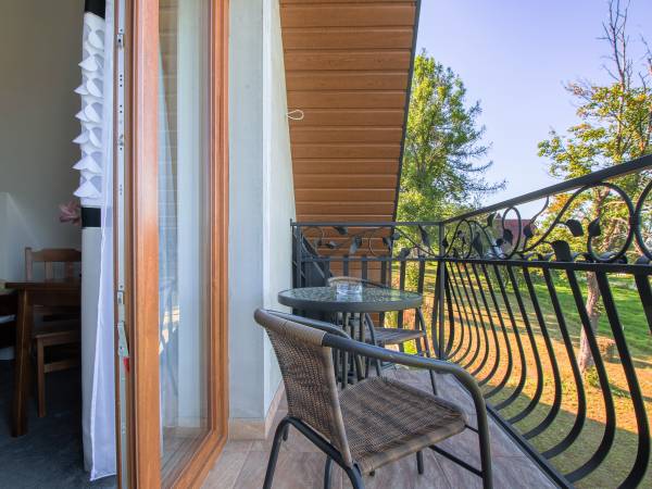 balkon z widokiem na góry