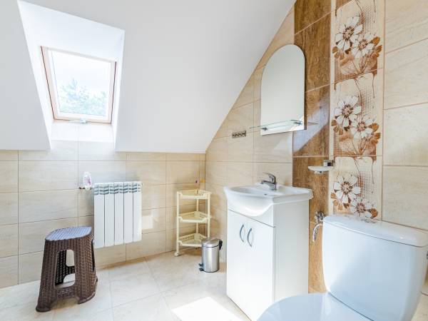 Łazienka na półpiętrze