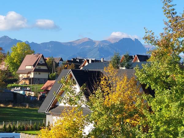 Widok z okna na Tatry