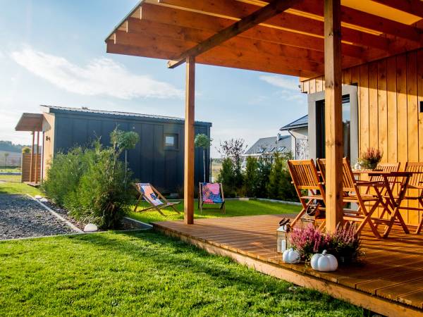 Folwarczna 6 - Domki całoroczne przy lesie, Zwierzyniec-Roztocze.