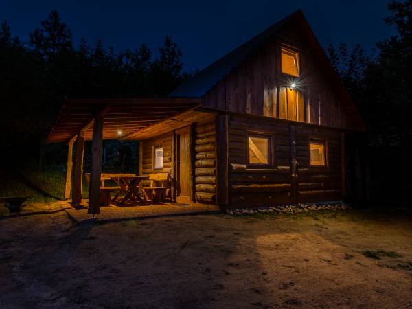 Domki letniskowe nad jeziorem Wersminia