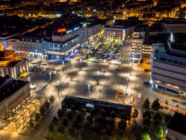 Katowicki Rynek- samo centrum miasta. Nasza lokalizacja!