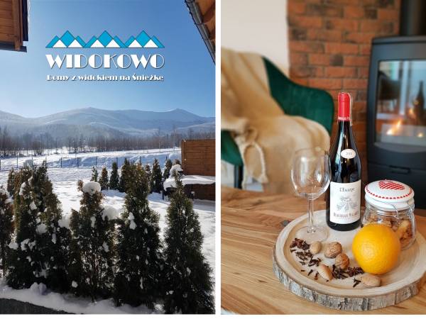 Widokowo - Domy z Widokiem na Śnieżkę z jacuzzi i sauną