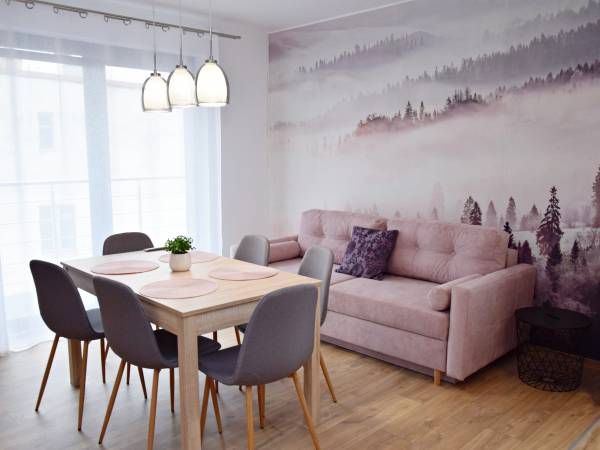 Salon w apartamencie Mglisty Poranek 