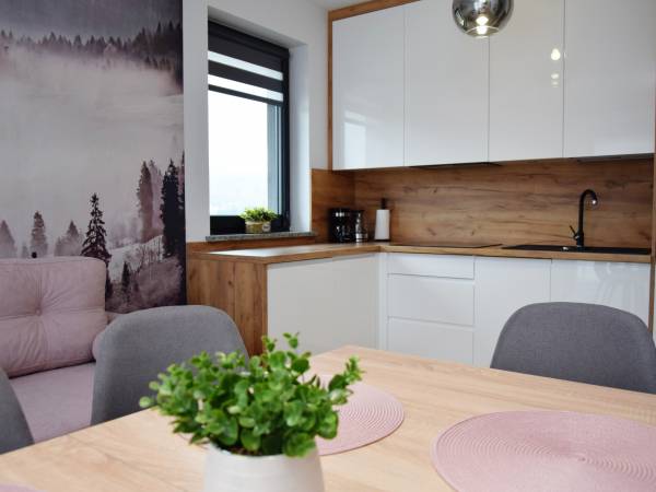 Salon w apartamencie Mglisty Poranek 