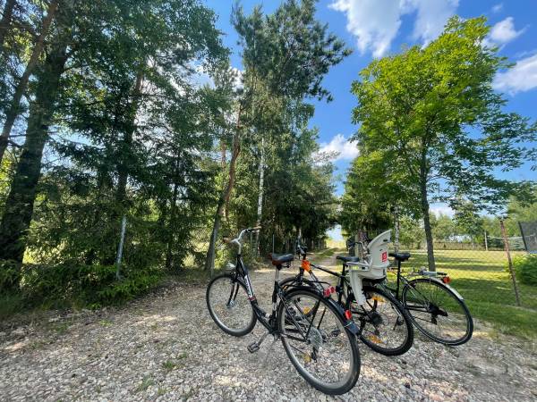 rowery do dyspozycji Gości (bezpłatnie)