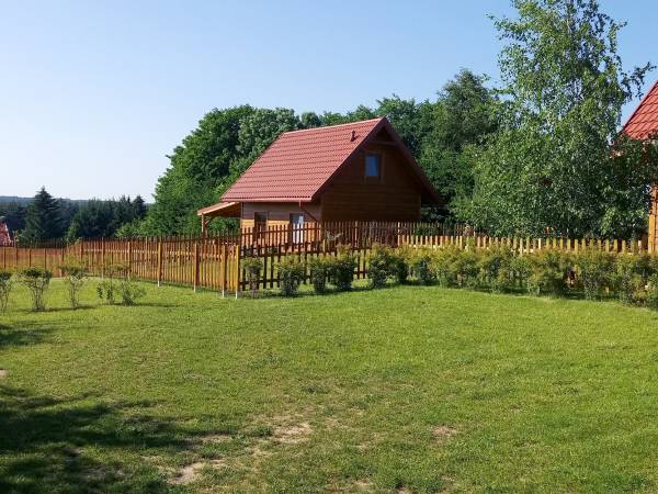 Domki drewniane z baliami - jacuzzi, całoroczne