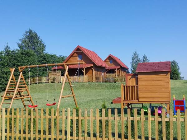 Domki drewniane z baliami - jacuzzi, całoroczne