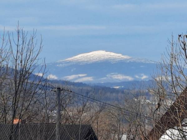 Widok na Babią Górę