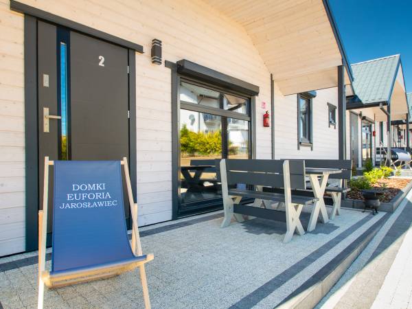 Widok domków 4 -osobowych