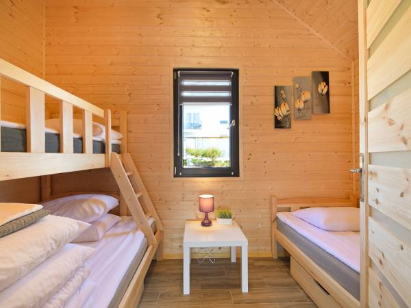 Sypialnia w domku 6 - osobowym