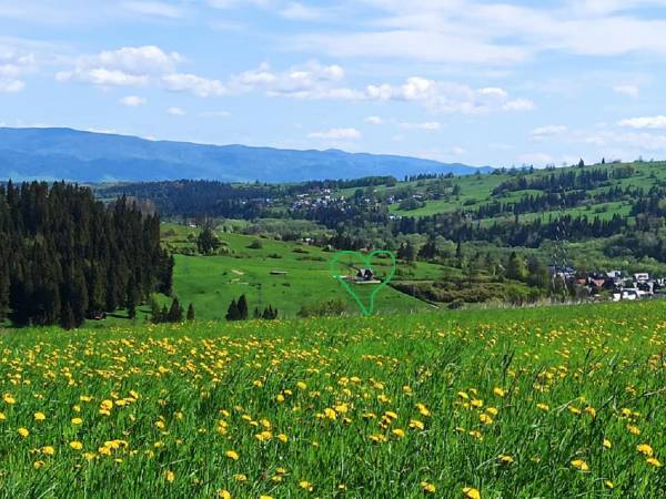 Widok na domek ;) dlatego "Domek na Ubocy" czyli na uboczu ;)