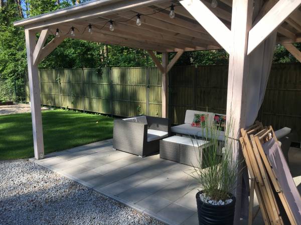 taras dla Gości z apartamentów na piętrze