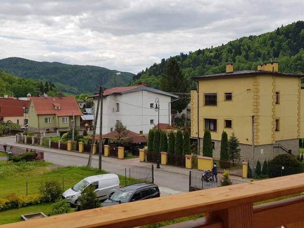 widok z balkonu przy pok.4-osob.