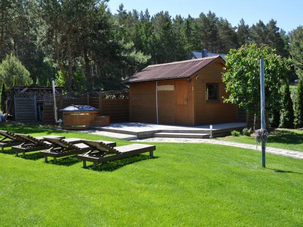 sauna i gorąca beczka 