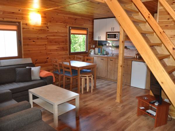 wnętrze domku 6 osobowego