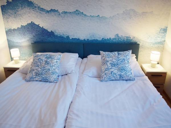 Sypialnia w apartamencie Górski Potok 