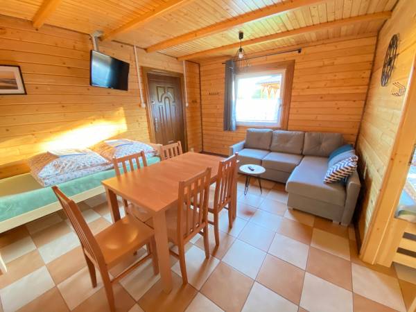 Domek drewniany wewnątrz